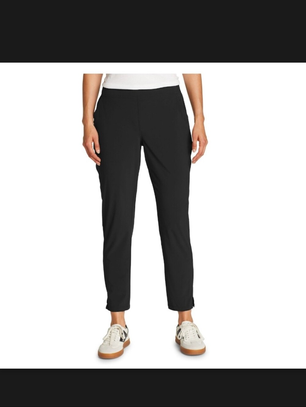 NWT Eddie Bauer Women's Departure Ankle Pants Size Large Tall - Picture 2 of 6